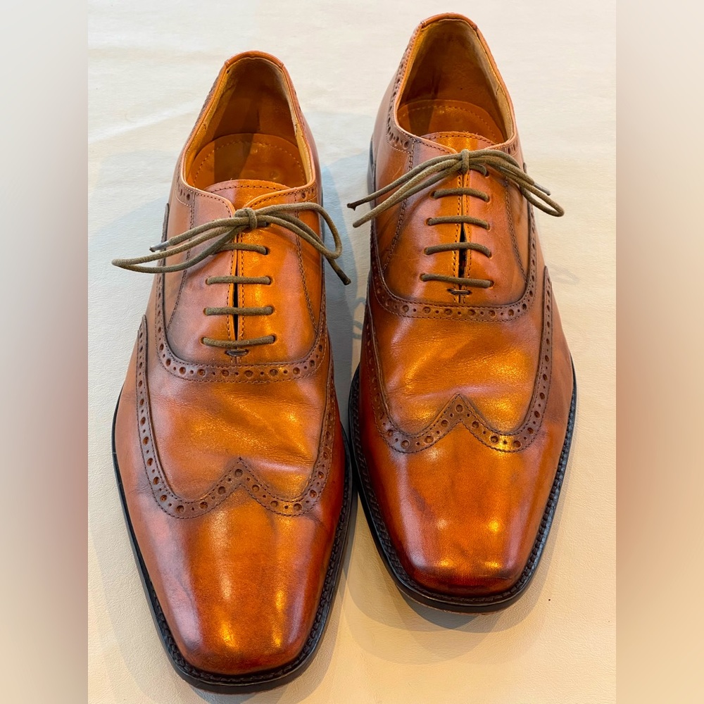 Beautifully patinaed, Marco Vittorio, Calzature Artigianale shoes - Size 11M